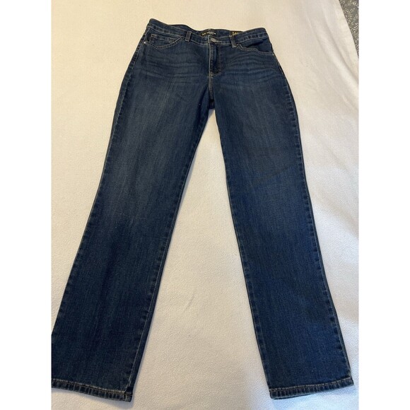 Lee Jeans Womens 10 M Relaxed Fit Straight Leg Stretch Denim NWT - Picture 1 of 10